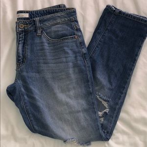 KanCan Distressed Boyfriend Jean